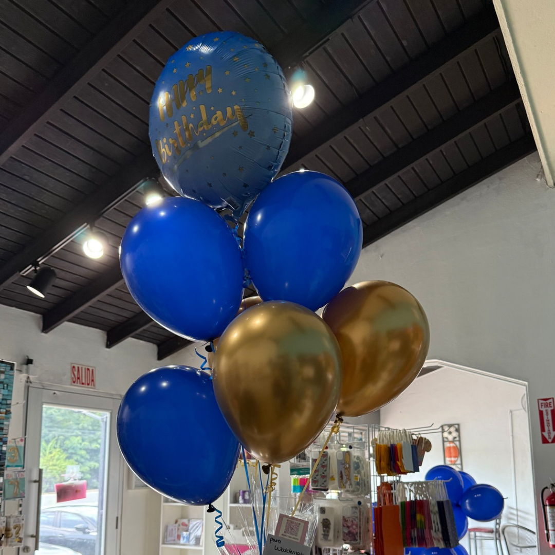 Media docena de globos con Globo Foil 18”