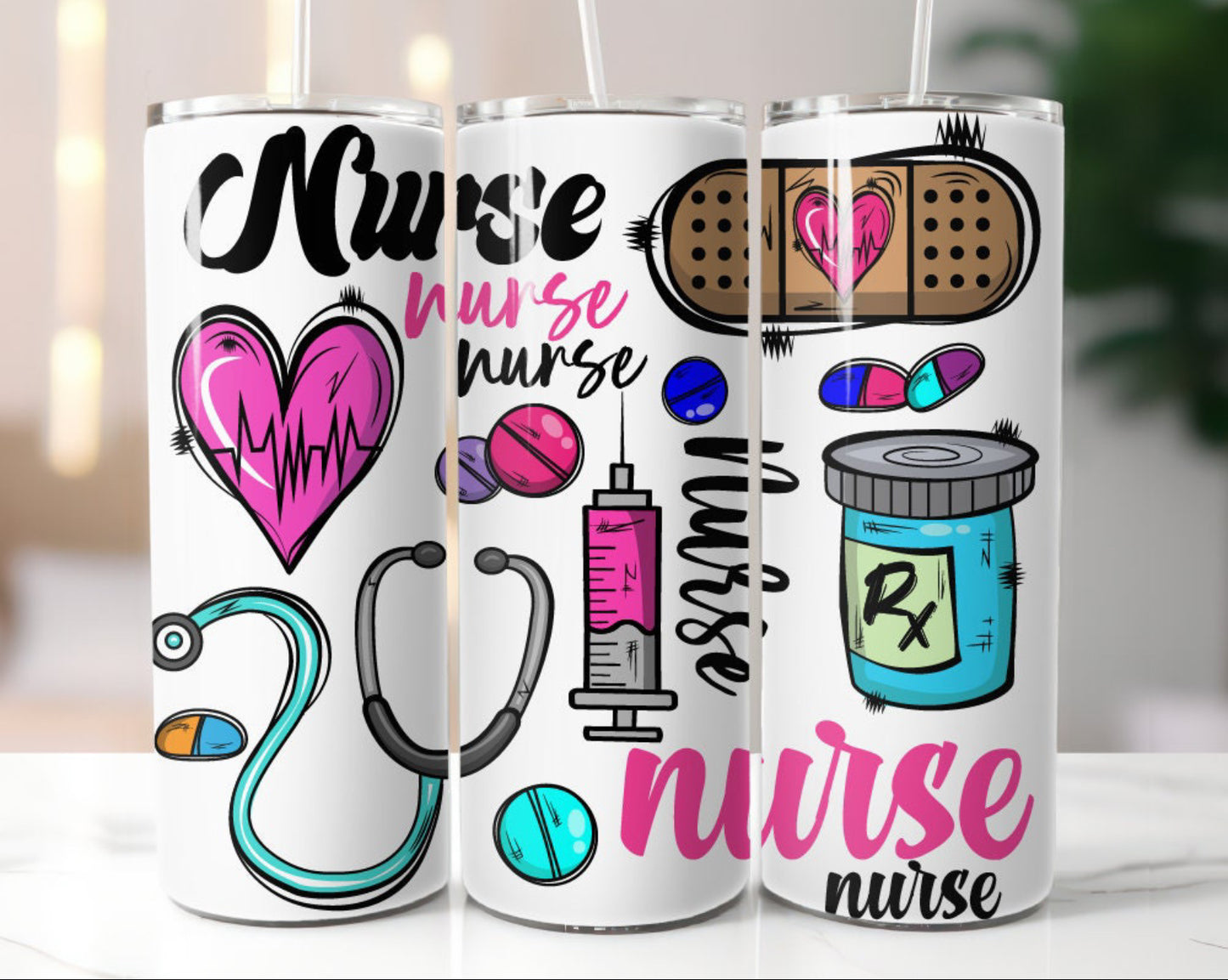 Happy Nurse Tumbler