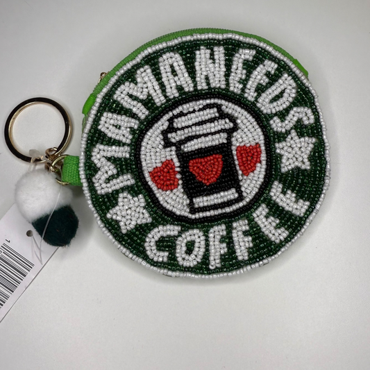 Mama need coffee monedero