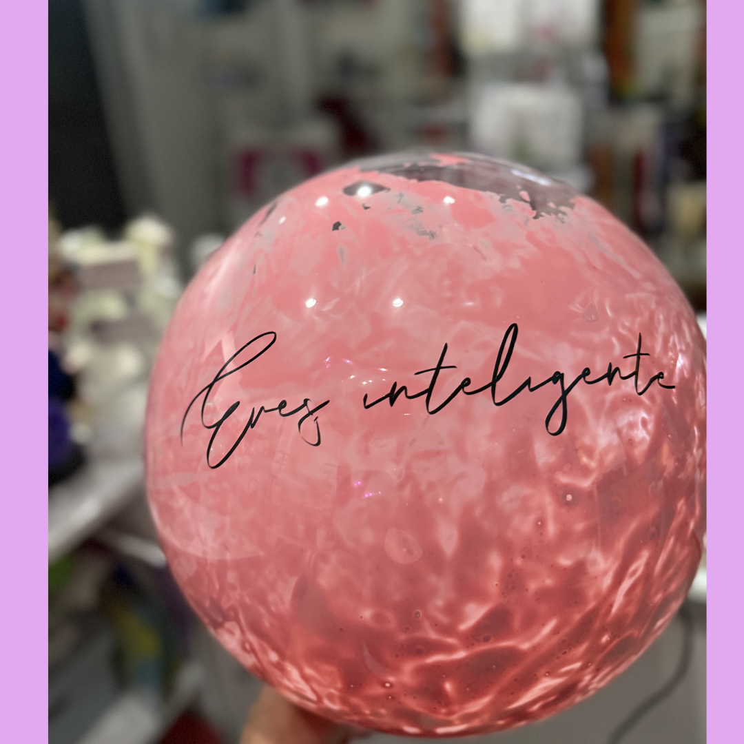 Globo burbuja personalizado 18”
