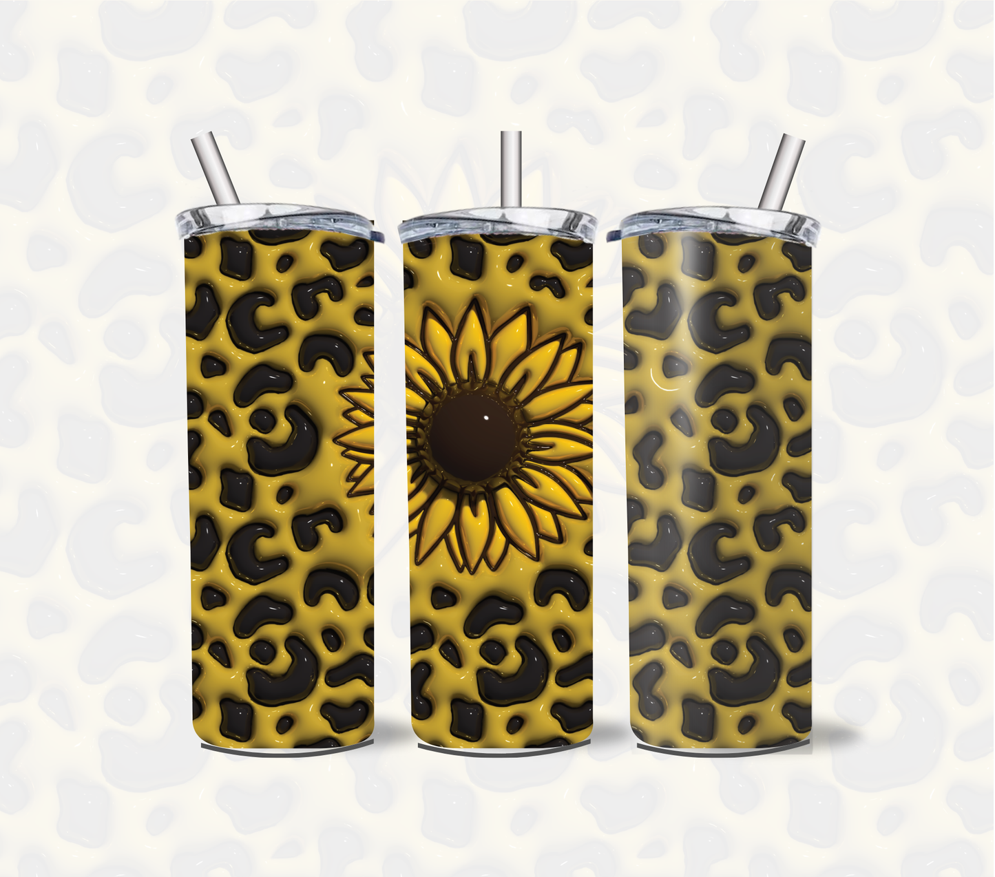 Leopardos and Sunflowers