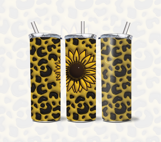 Leopardos and Sunflowers